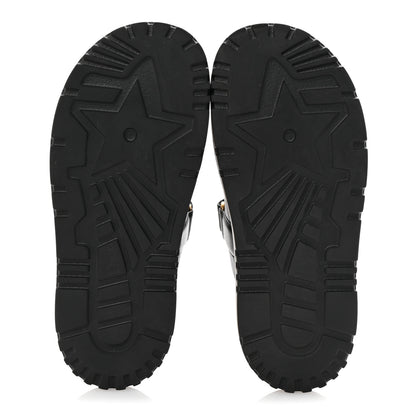 Christian Dior Lambskin Dioract 10mm Slide Sandals 39.5 Black 6 of 10