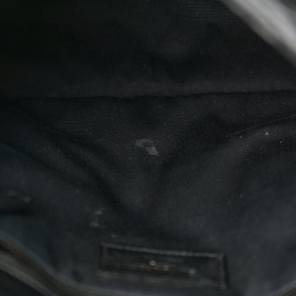 Saint Laurent Crinkled Calfskin Matelasse Monogram Medium Niki Chain Satchel Black 11 of 14
