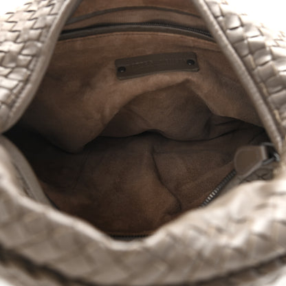 Bottega Veneta Nappa Intrecciato Medium Veneta Hobo Grey 4 of 10
