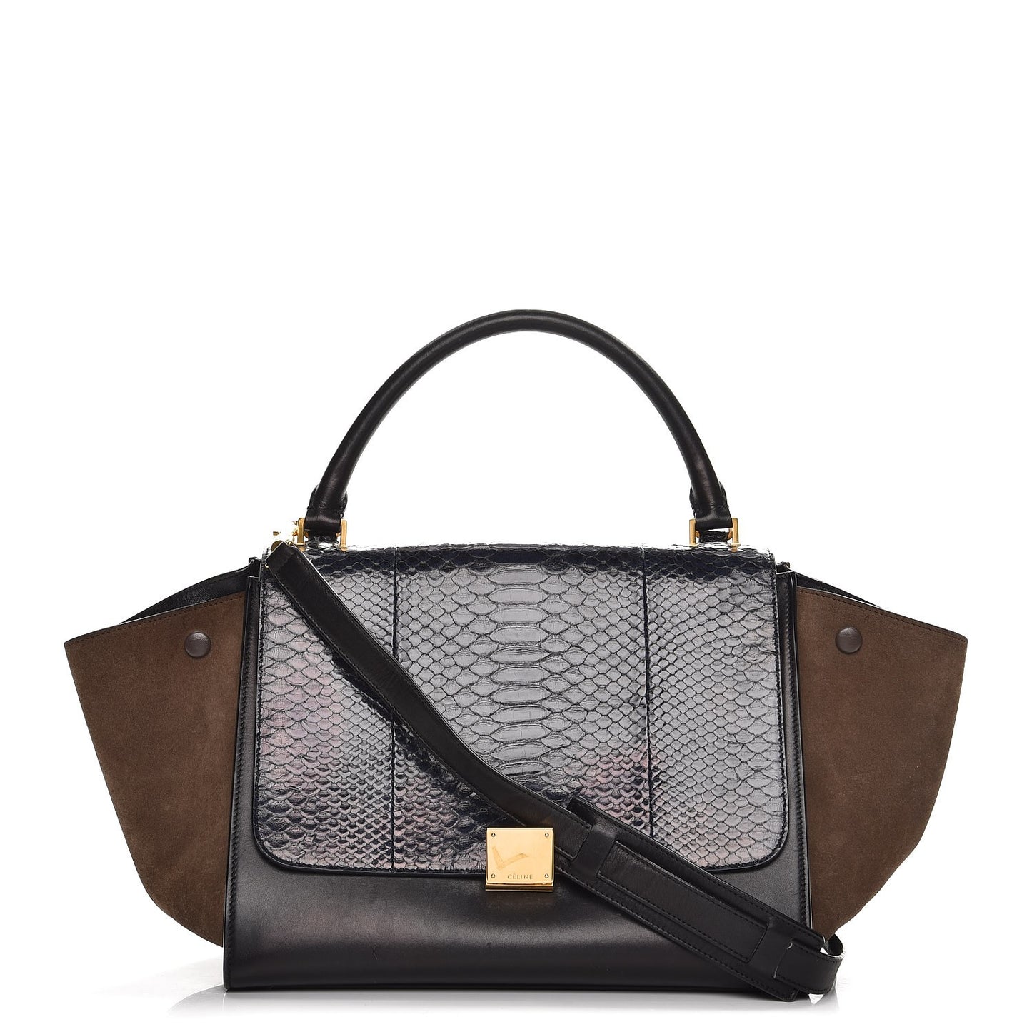 Python Suede Medium Trapeze Midnight