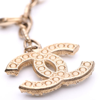 Chanel Pearl Crystal CC Bracelet Gold 4 of 5