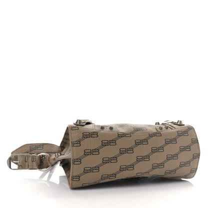 Balenciaga Coated Canvas BB Monogram Neo Cagole Handbag XS Beige Brown 4 of 8