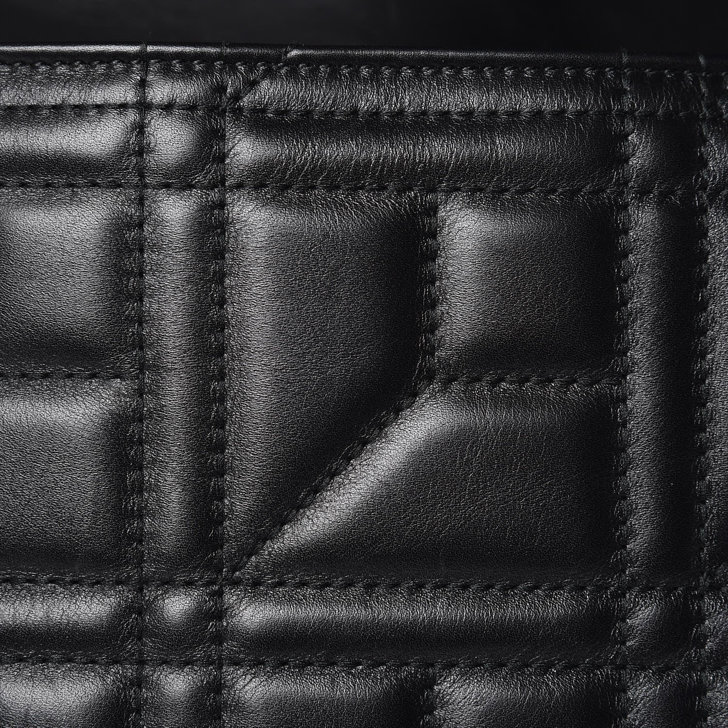 Gucci Calfskin Matelasse Studded Medium GG Marmont Shoulder Bag Black 9 of 13
