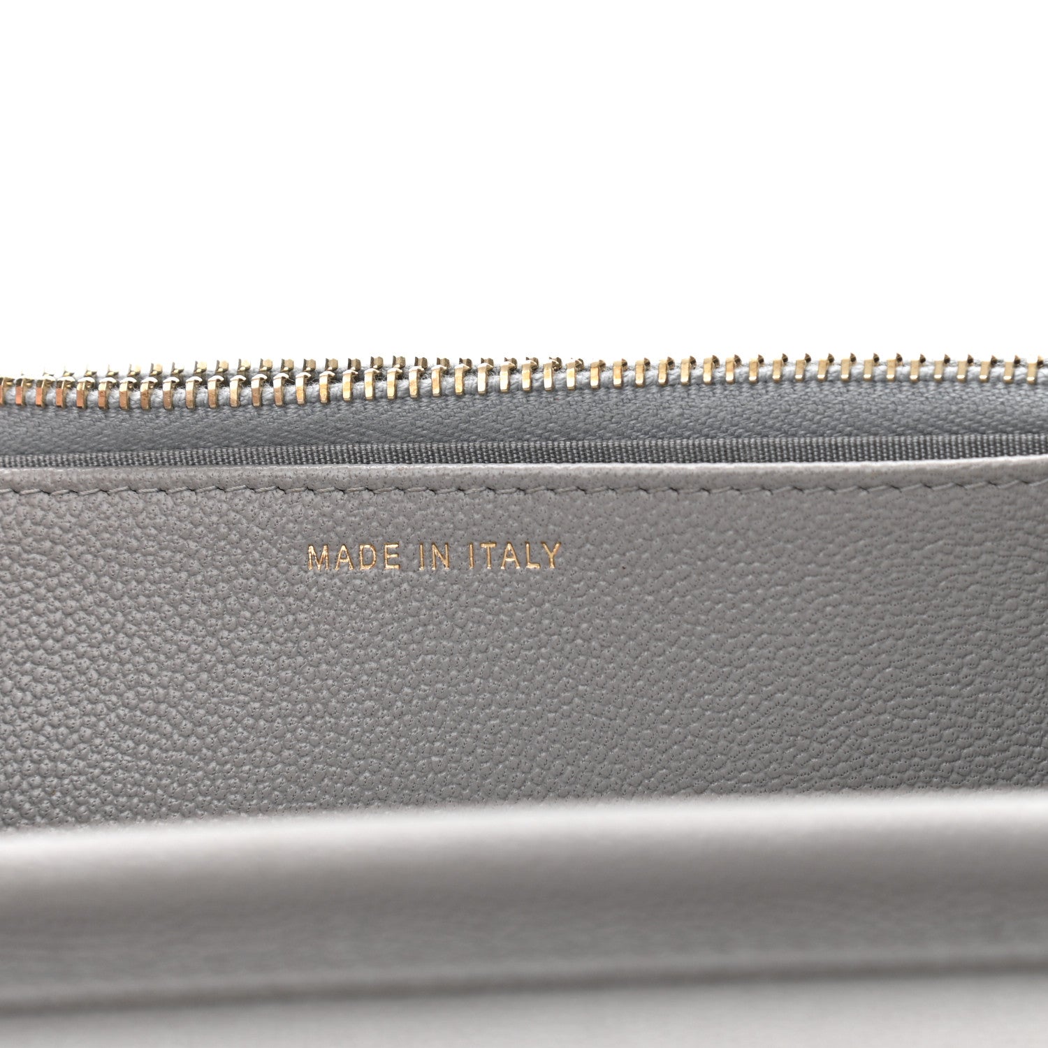 Chanel Caviar Quilted Golden Class Wallet On Chain WOC Gray 7 of 11