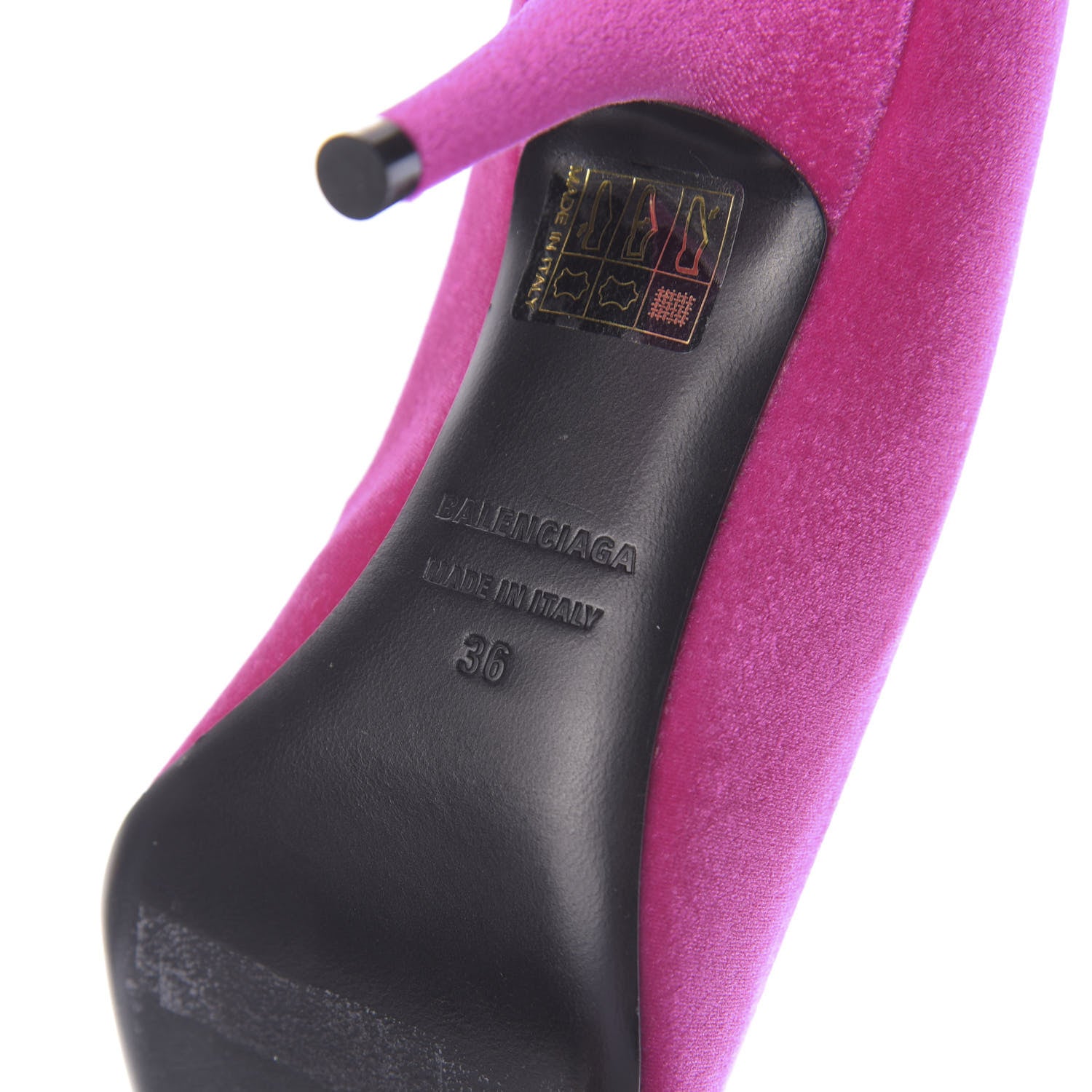 Balenciaga Velvet De Soie 36 Rose Fuchsia 9 of 12