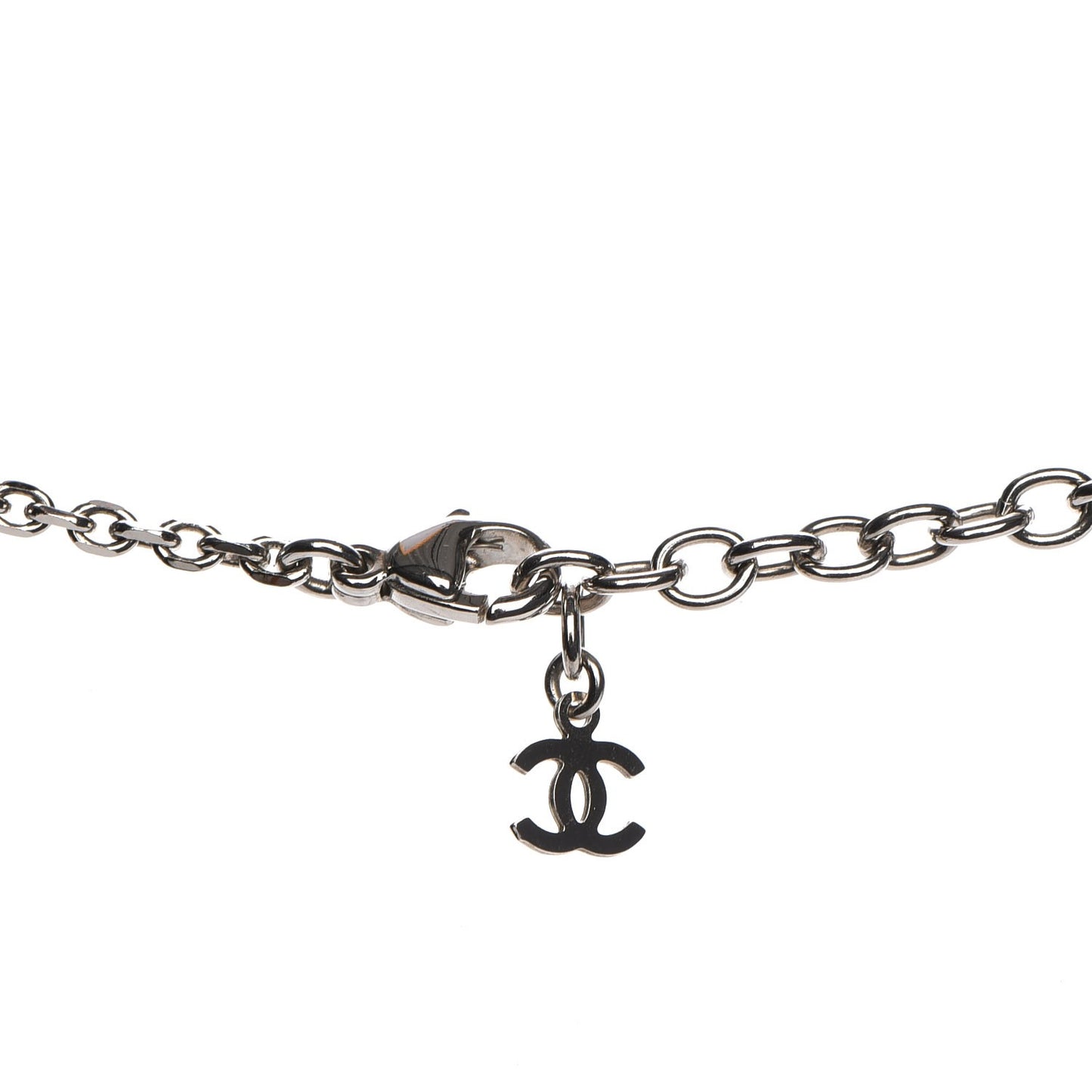 Crystal CC Square Pendant Necklace