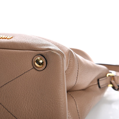 Miu Miu Goatskin Madras Shoulder Bag Cammeo 15 of 15