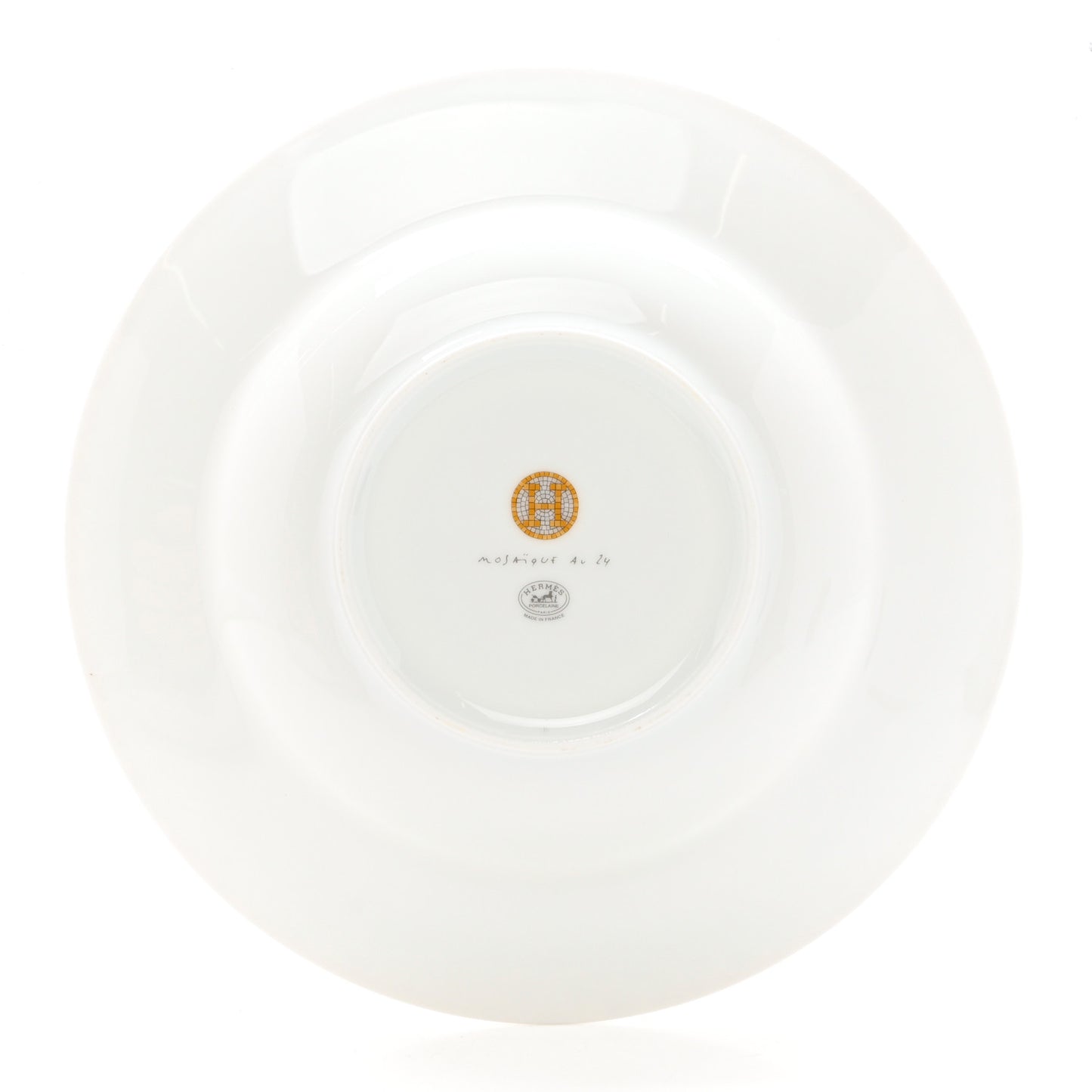 Porcelain Mosaique Au 24 Platine Soup Plate Set of 2
