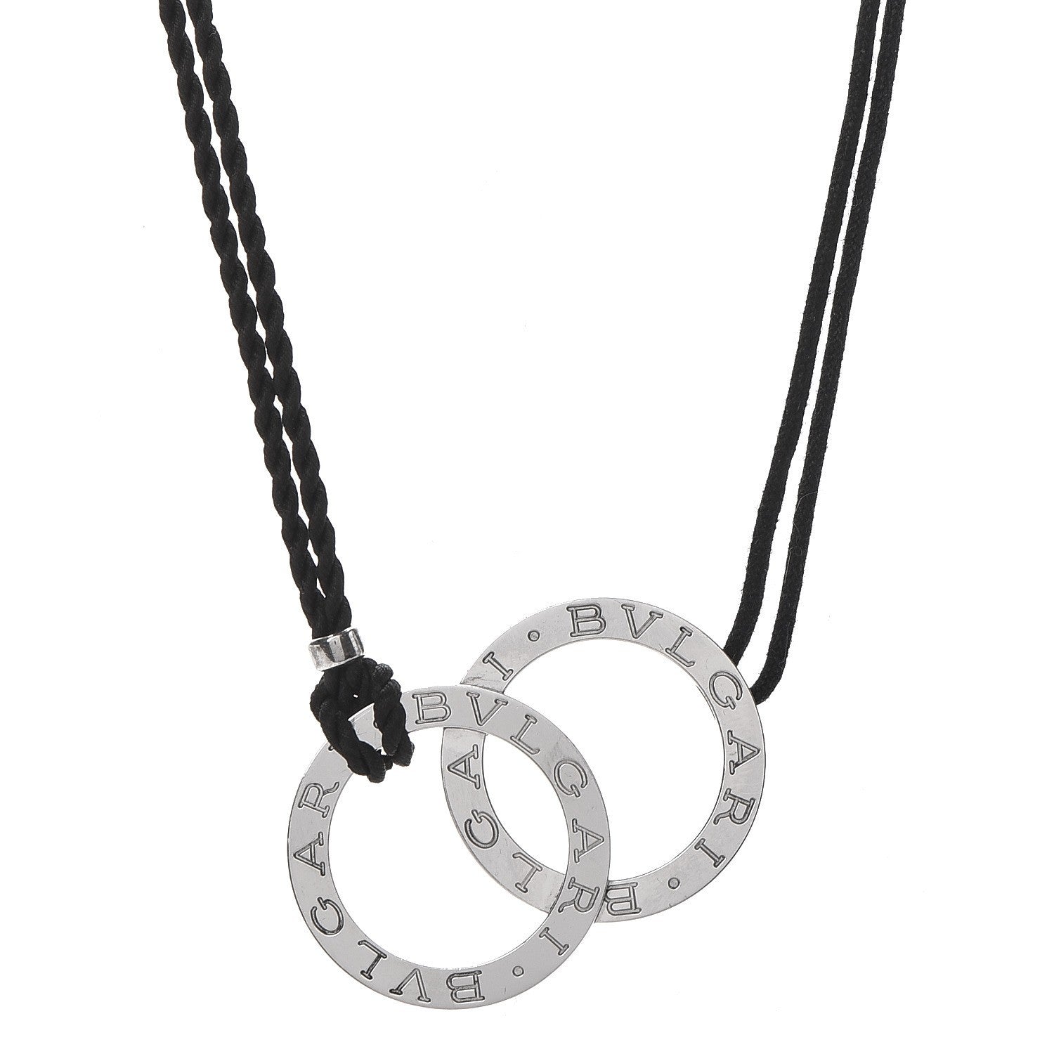 Bulgari BVLGARI Sterling Silver Fortuna Necklace 1 of 5