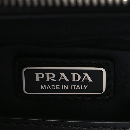 Prada Saffiano Travel Medium Brique Crossbody Bag Black 5 of 7