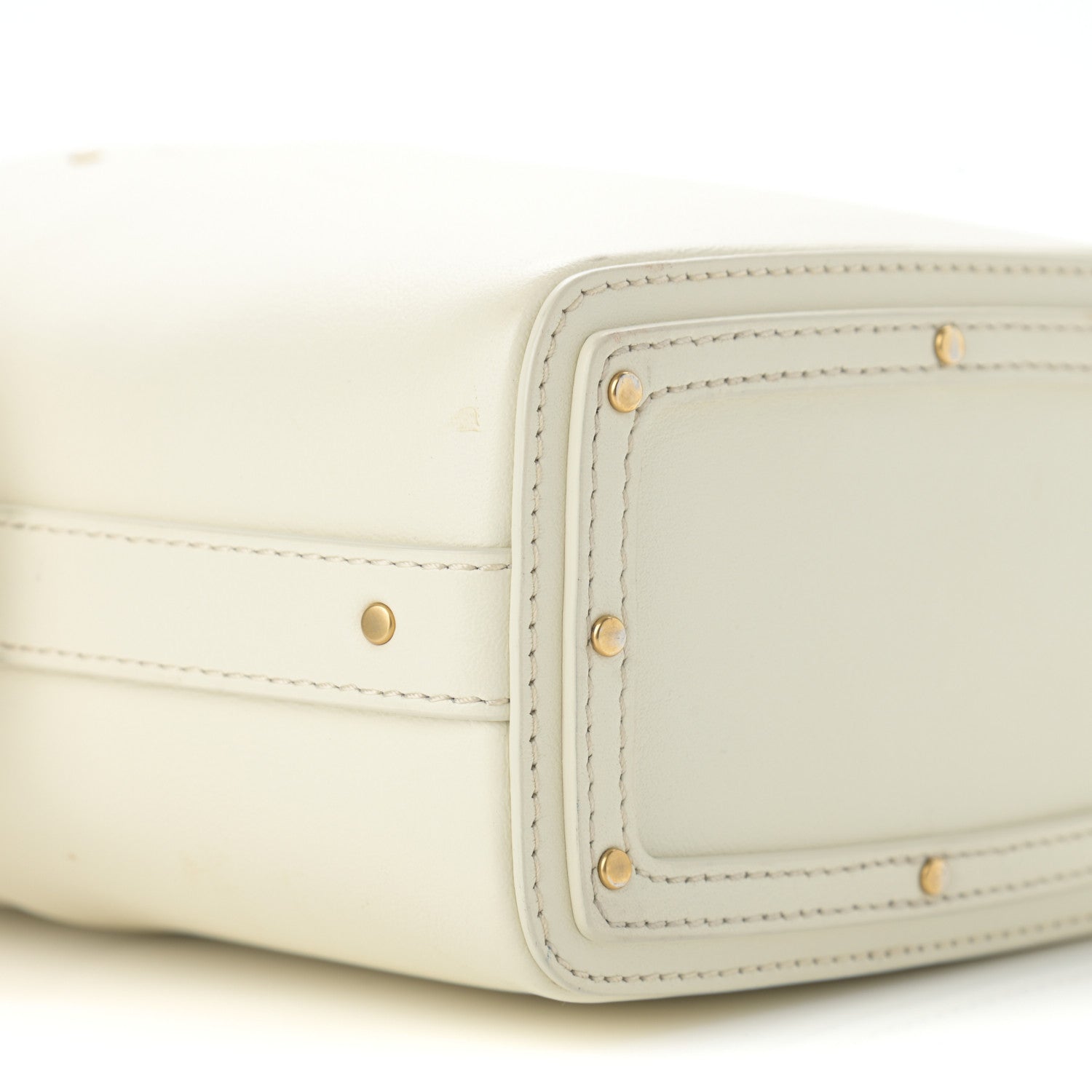 Chloe Smooth Calfskin Small Roy Bucket Bag Natural White 9 of 12