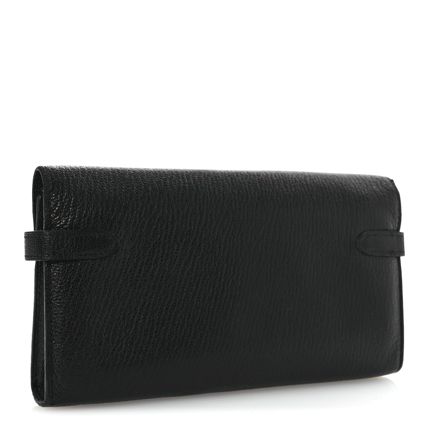 Chevre Mysore Kelly Longue Wallet Black