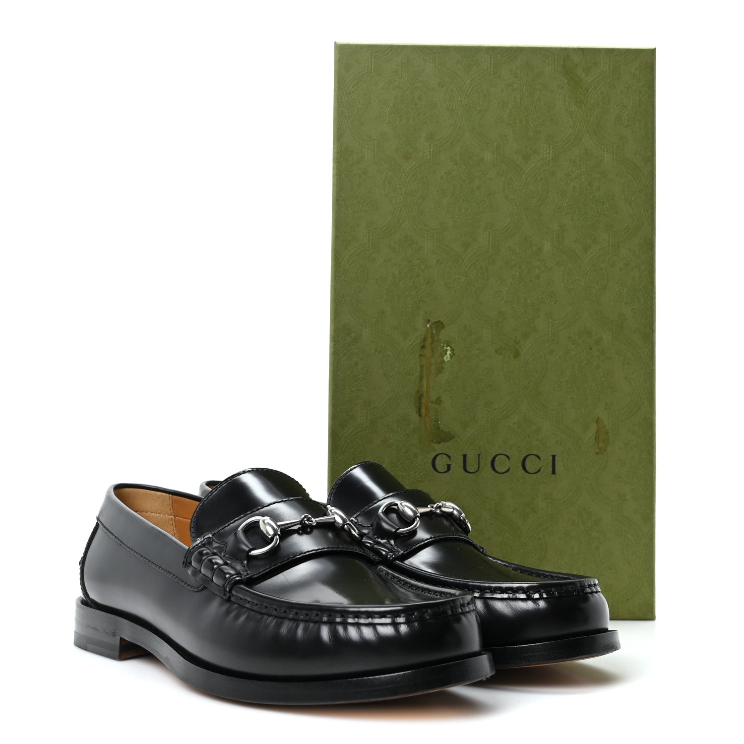 Gucci Millennial Ribot Mens Horsebit Loafers 9.5 Black 10 of 10