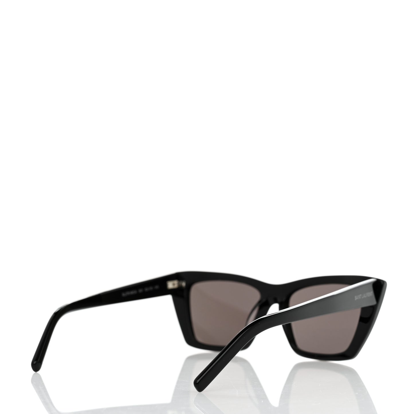 Acetate Mica Cat Eye Sunglasses SL 276 Black