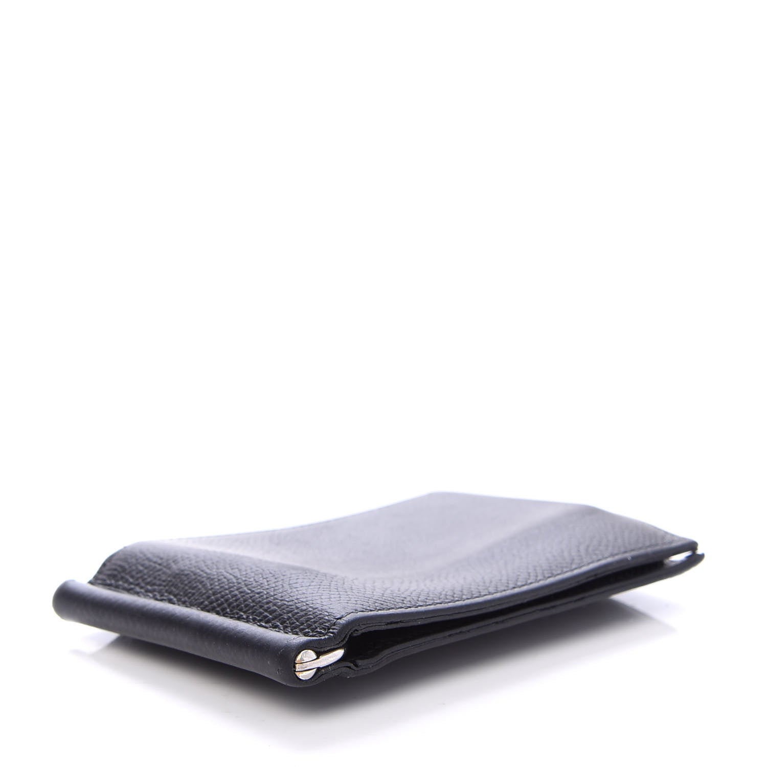 Hermes Epsom Poker Money Clip Wallet Black 4 of 7