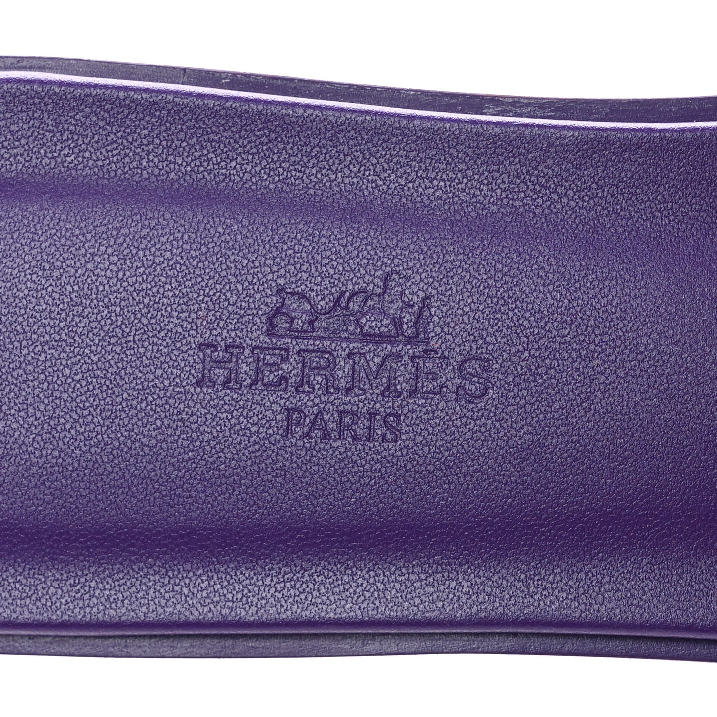 Calfskin Oran Sandals 38 Violet Majorette