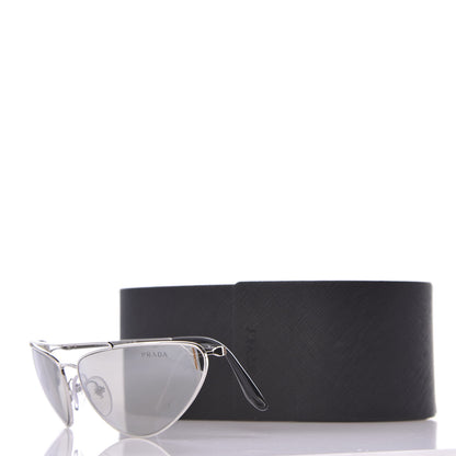 Prada Cat Eye Sunglasses SPR 62V Silver 7 of 7