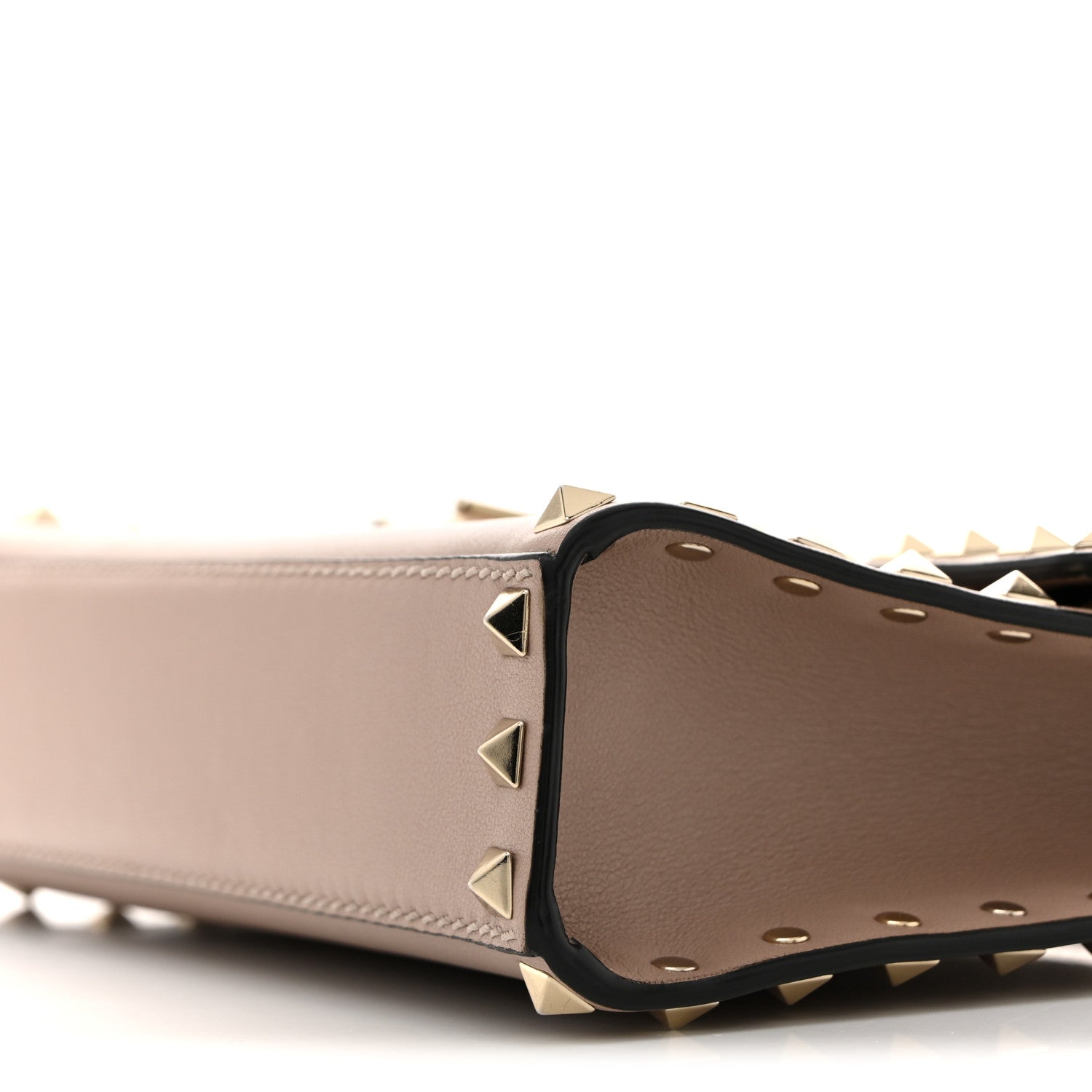 Valentino Garavani Vitello Medium Rockstud Flip Lock Crossbody Bag Poudre 9 of 9