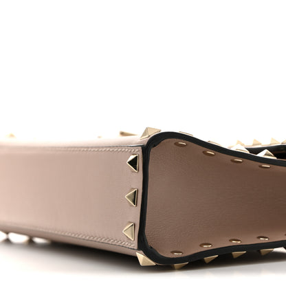 Valentino Garavani Vitello Medium Rockstud Flip Lock Crossbody Bag Poudre 9 of 9