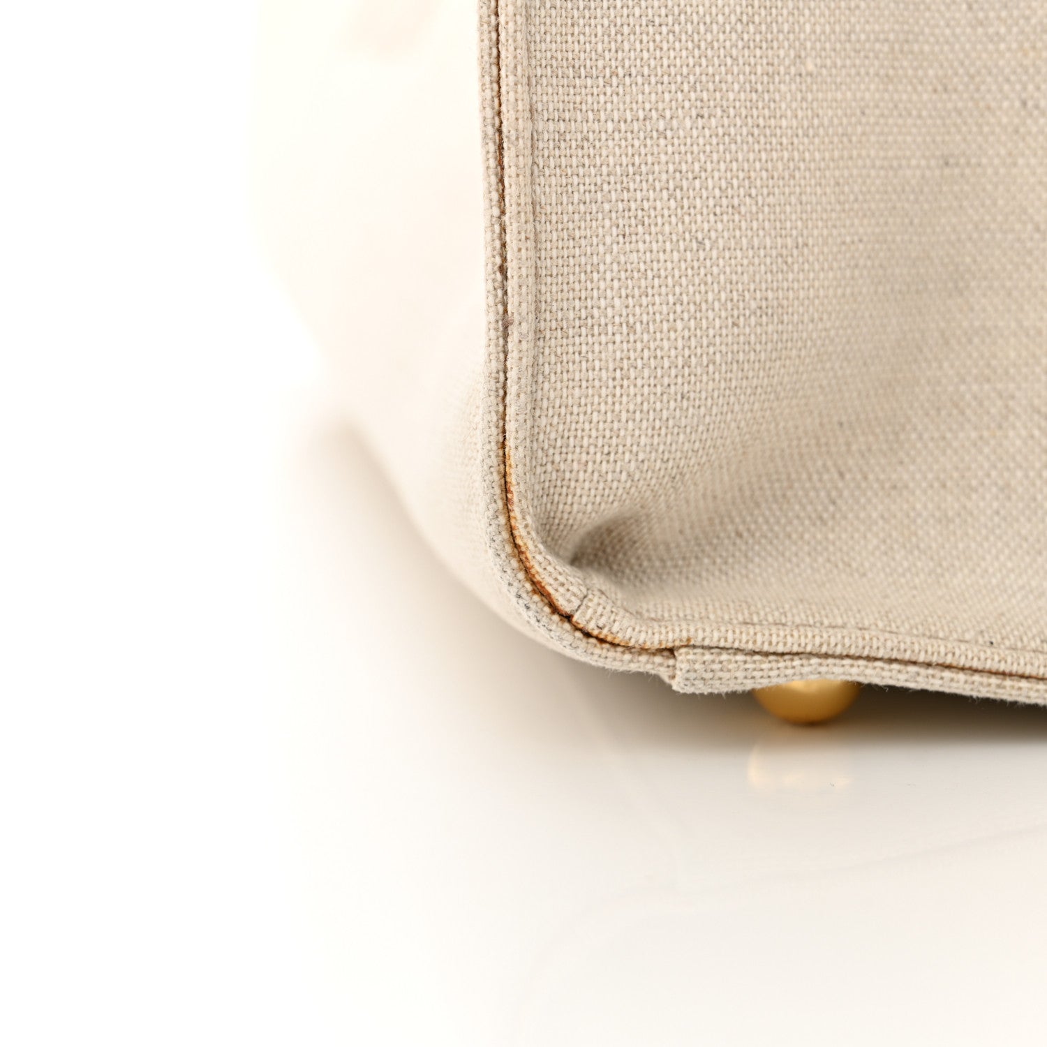 Fendi Canvas Vitello King Logo Embroidered Medium Fendi Sunshine Shopper Tote Grezzo Ghianda 14 of 18