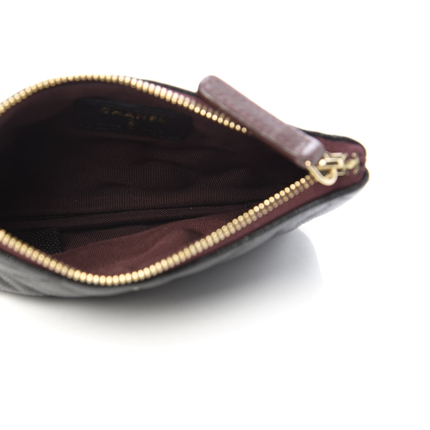 Chanel Caviar Quilted Small Cosmetic Case Black 5 of 8