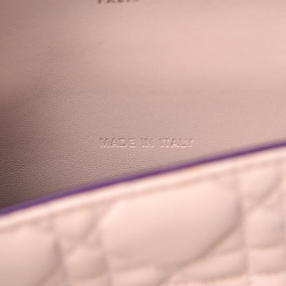Christian Dior Lambskin Cannage Large Miss Dior Flap Rose Poudre 7 of 14