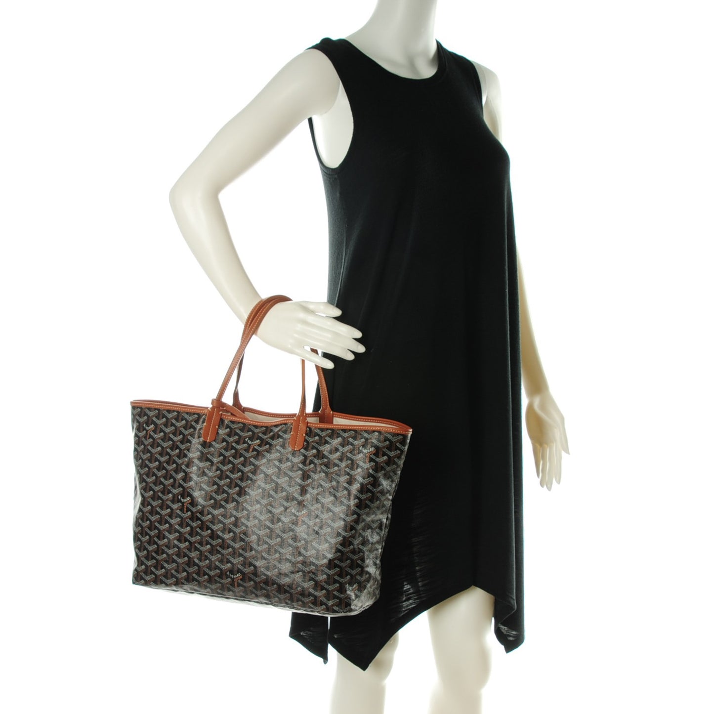 Goyardine Saint Louis PM Black Gold