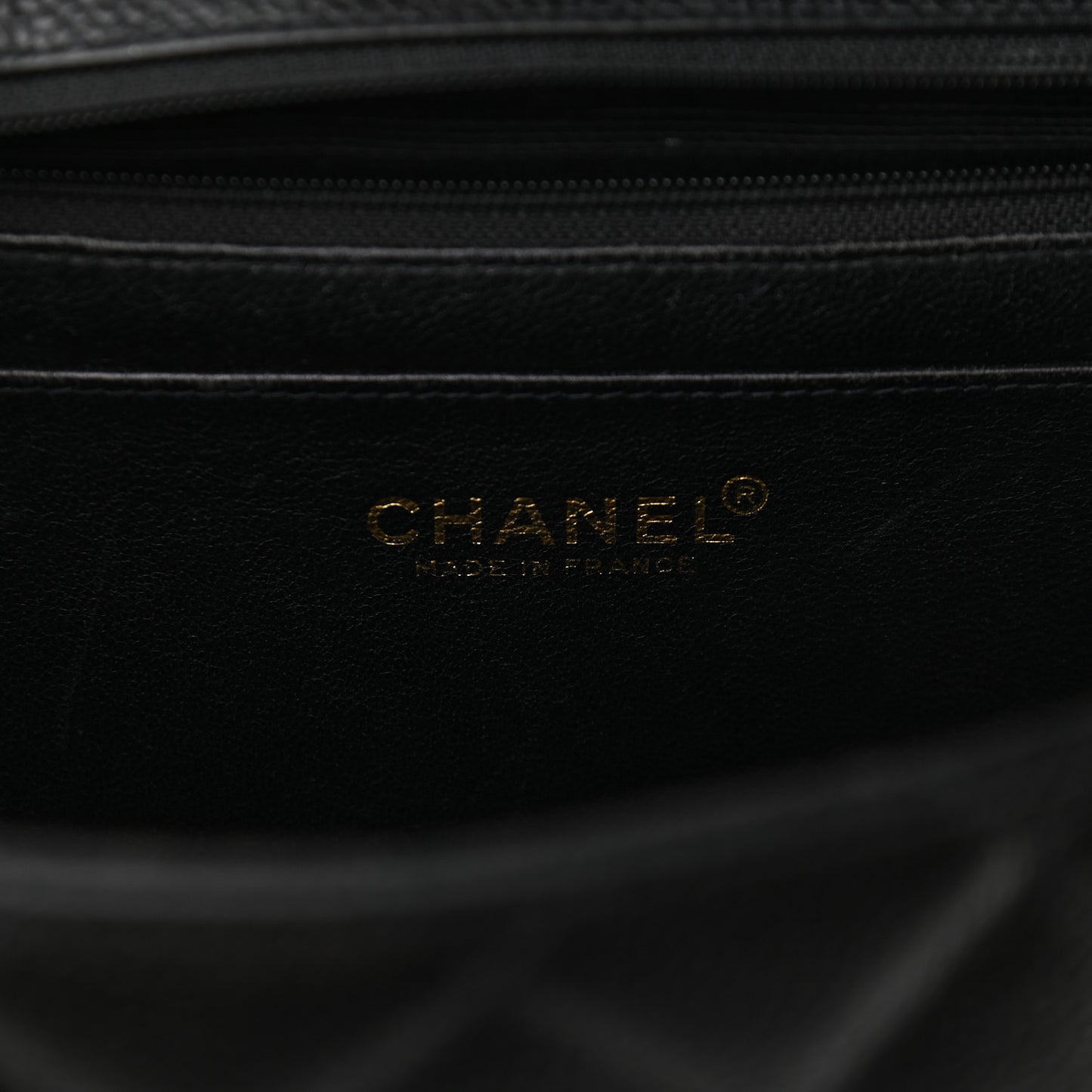Caviar Quilted Jumbo Single Flap Black