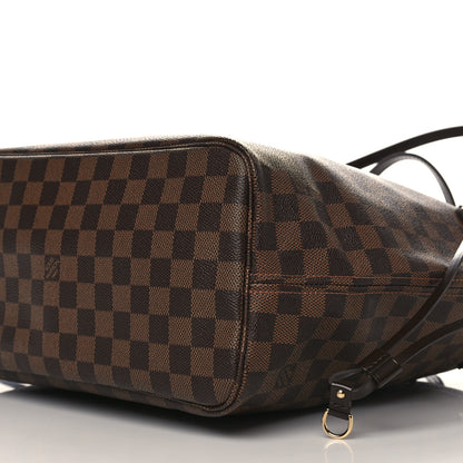 Louis Vuitton Damier Ebene Neo Neverfull MM Rose Ballerine 9 of 9