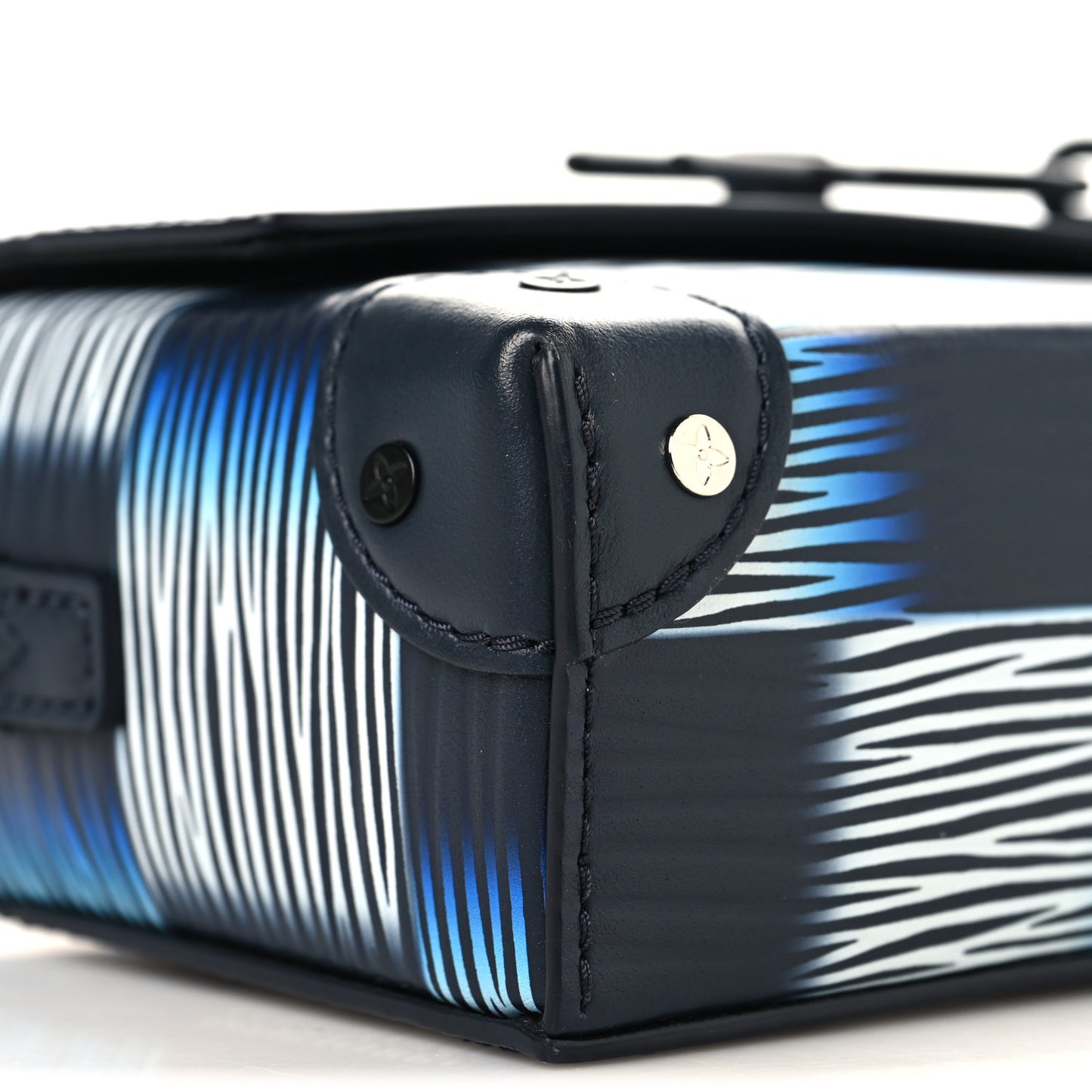 Damier Rush Epi Steamer Wearable Wallet Blue Moon