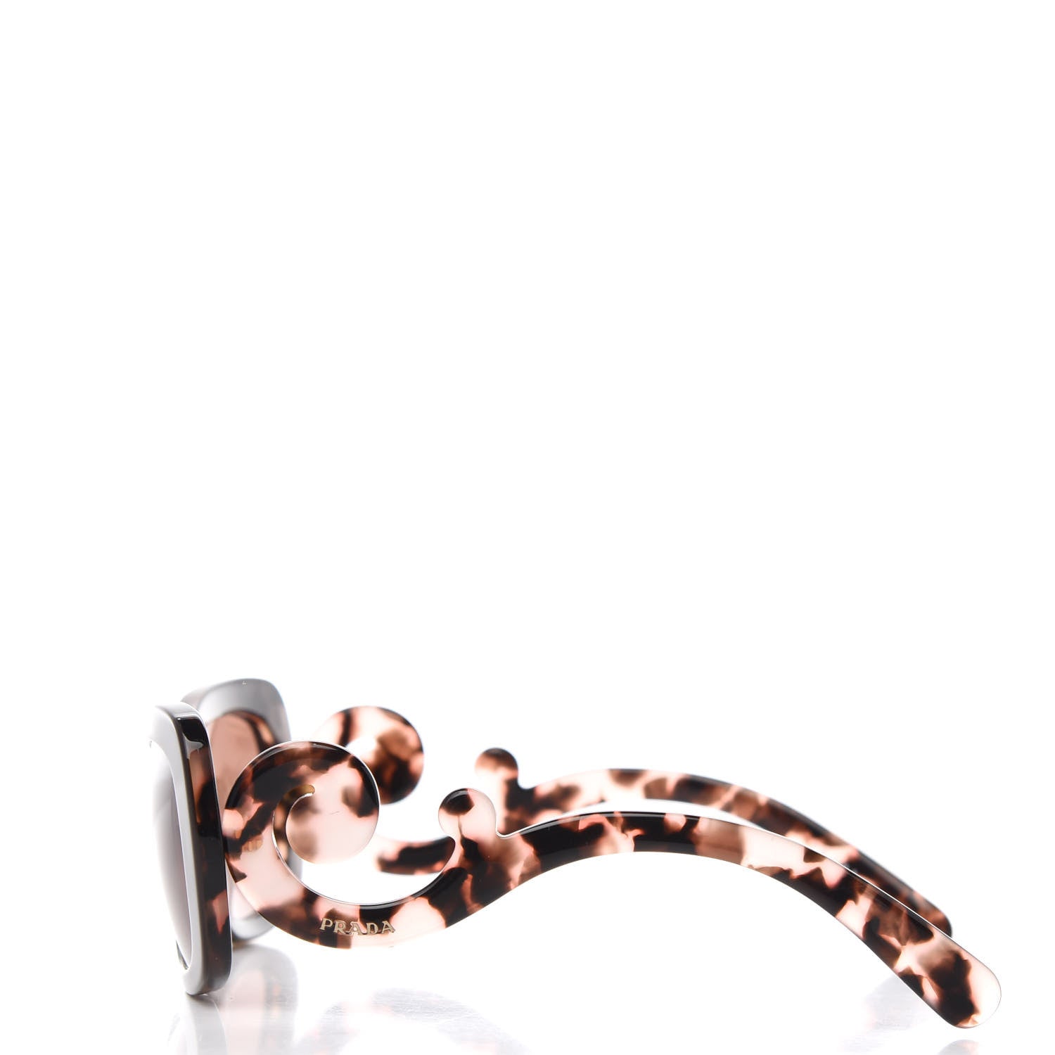 Prada Tortoise Shell Baroque Sunglasses SPR 270 Brown 3 of 7