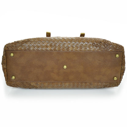 Bottega Veneta Woven Leather Cornely Tote Noce 4 of 10