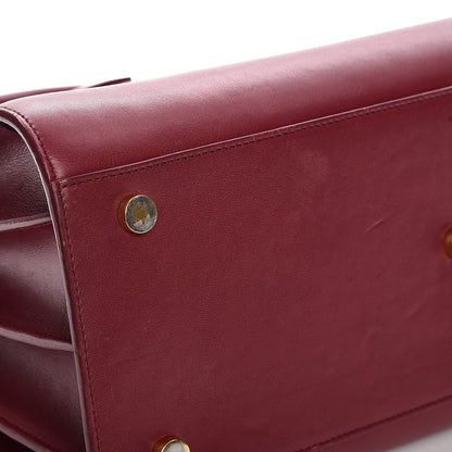 Saint Laurent Calfskin Small Sac De Jour Oxblood 12 of 22