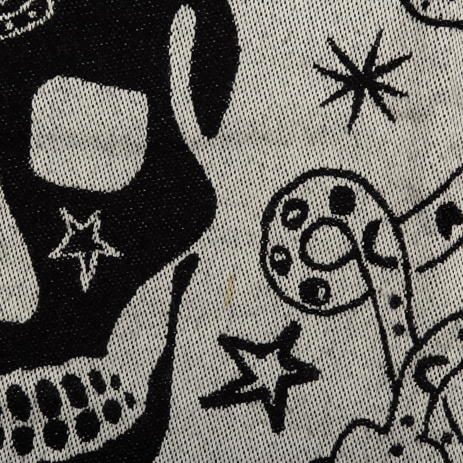 Alexander McQueen Wool Skull Scarf Black 5 of 6