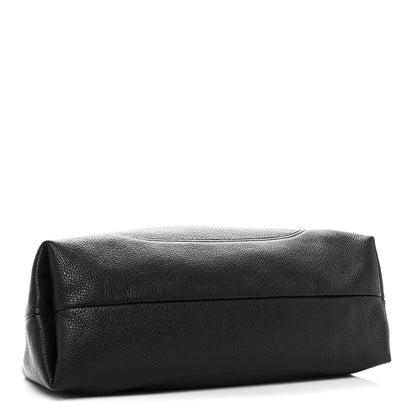 Gucci Grained Calfskin Softbit Maxi Shoulder Bag Black 5 of 11