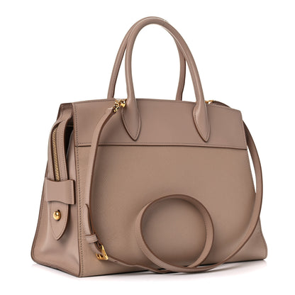 Prada Saffiano City Calfskin Medium Esplanade Cammeo 3 of 16