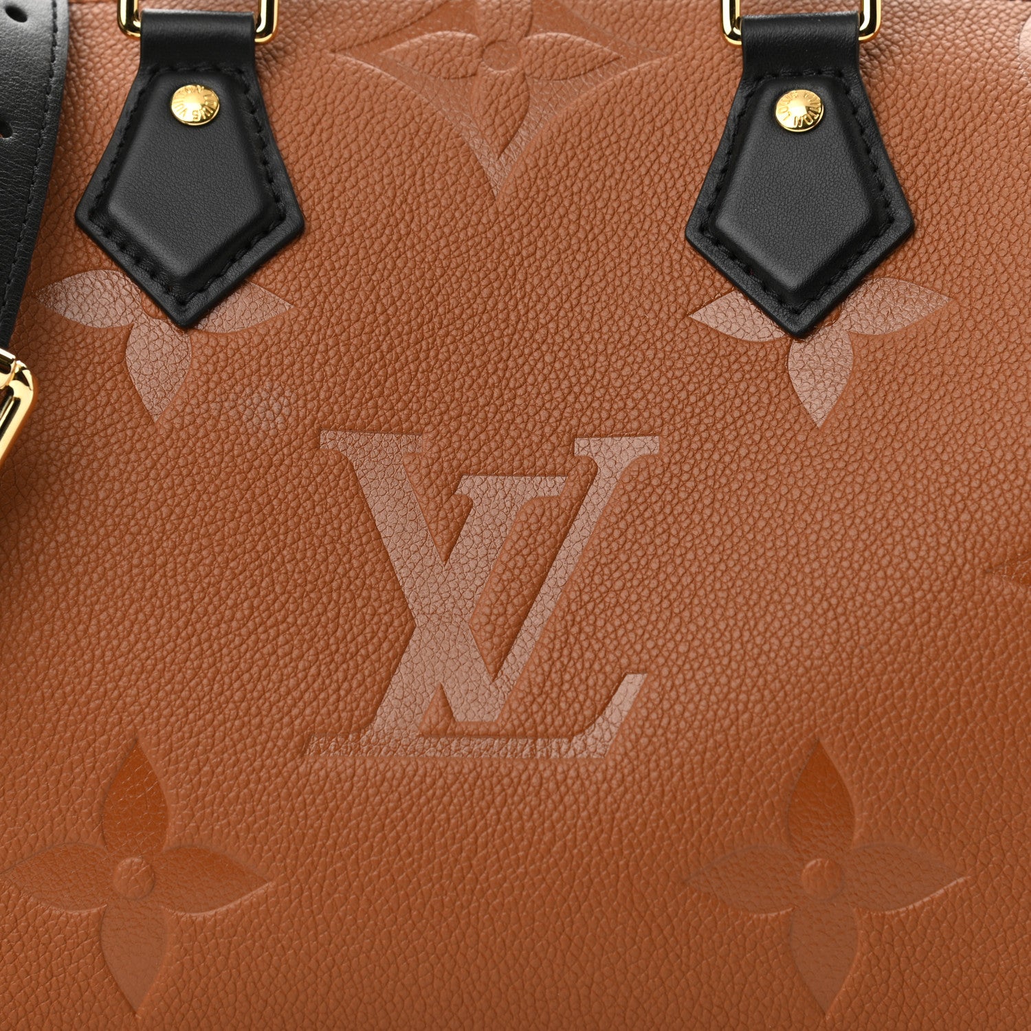 Louis Vuitton Empreinte Monogram Giant Wild At Heart Speedy Bandouliere 25 Caramel 7 of 9