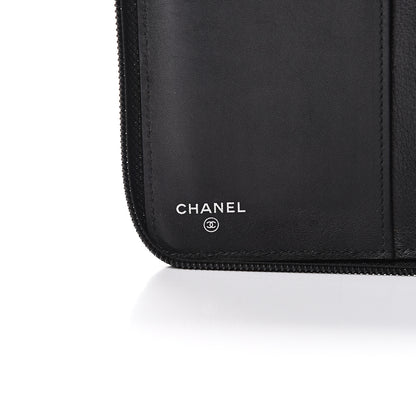 Chanel Caviar Large Timeless CC Zip Around Organizer Wallet Black 5 of 12