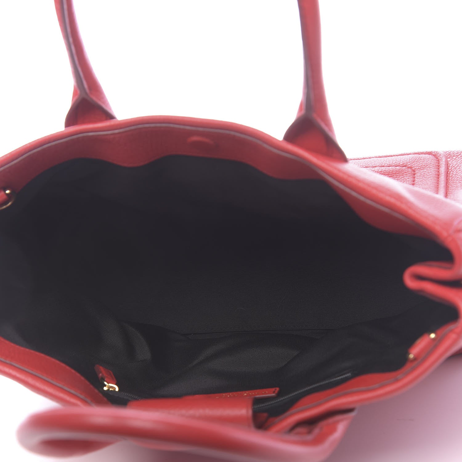 Marc Jacobs Calfskin Empire City Tote Apple Red 5 of 10