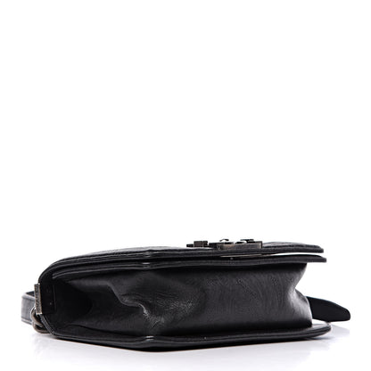 Chanel Crumpled Lambskin Small Studded Boy Flap Black 4 of 12