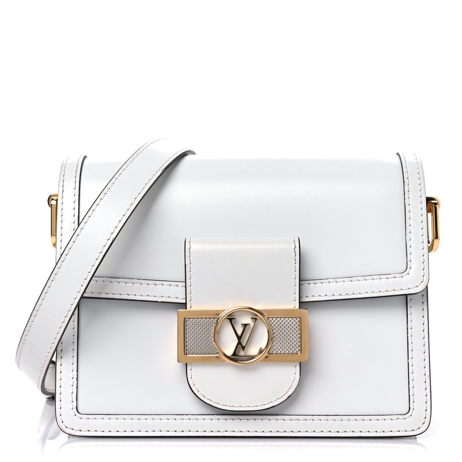 Louis Vuitton Smooth Calfskin Dauphine Mini White 1 of 9