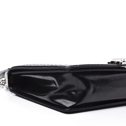 Chanel Glazed Calfskin Large Boy Flap Black 8 of 14