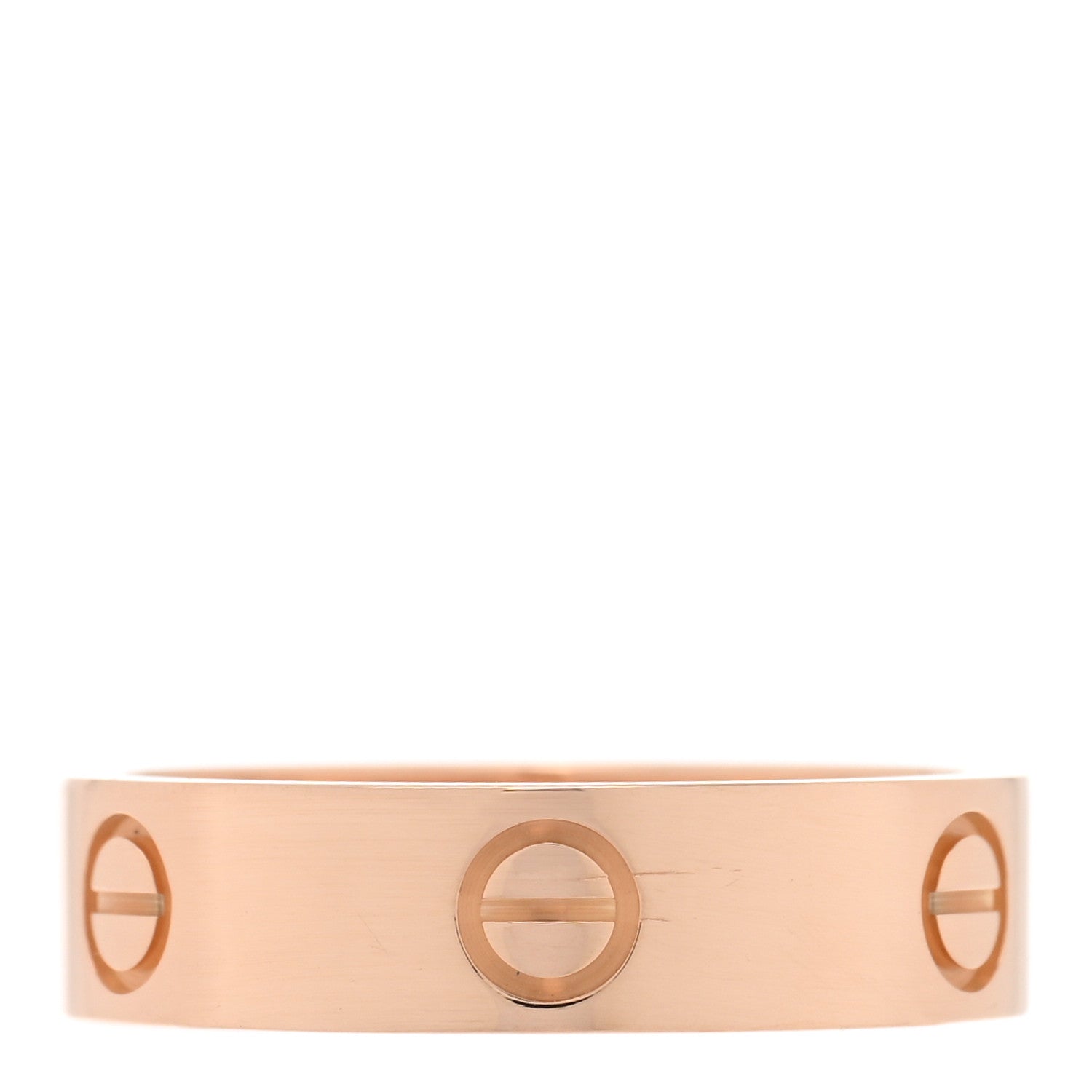 Cartier 18K Pink Gold 5.5mm LOVE Ring 60 9 1 of 5