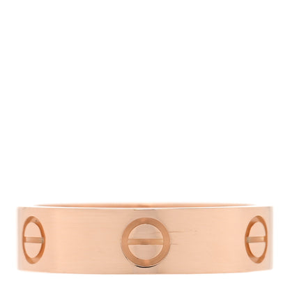 Cartier 18K Pink Gold 5.5mm LOVE Ring 60 9 1 of 5