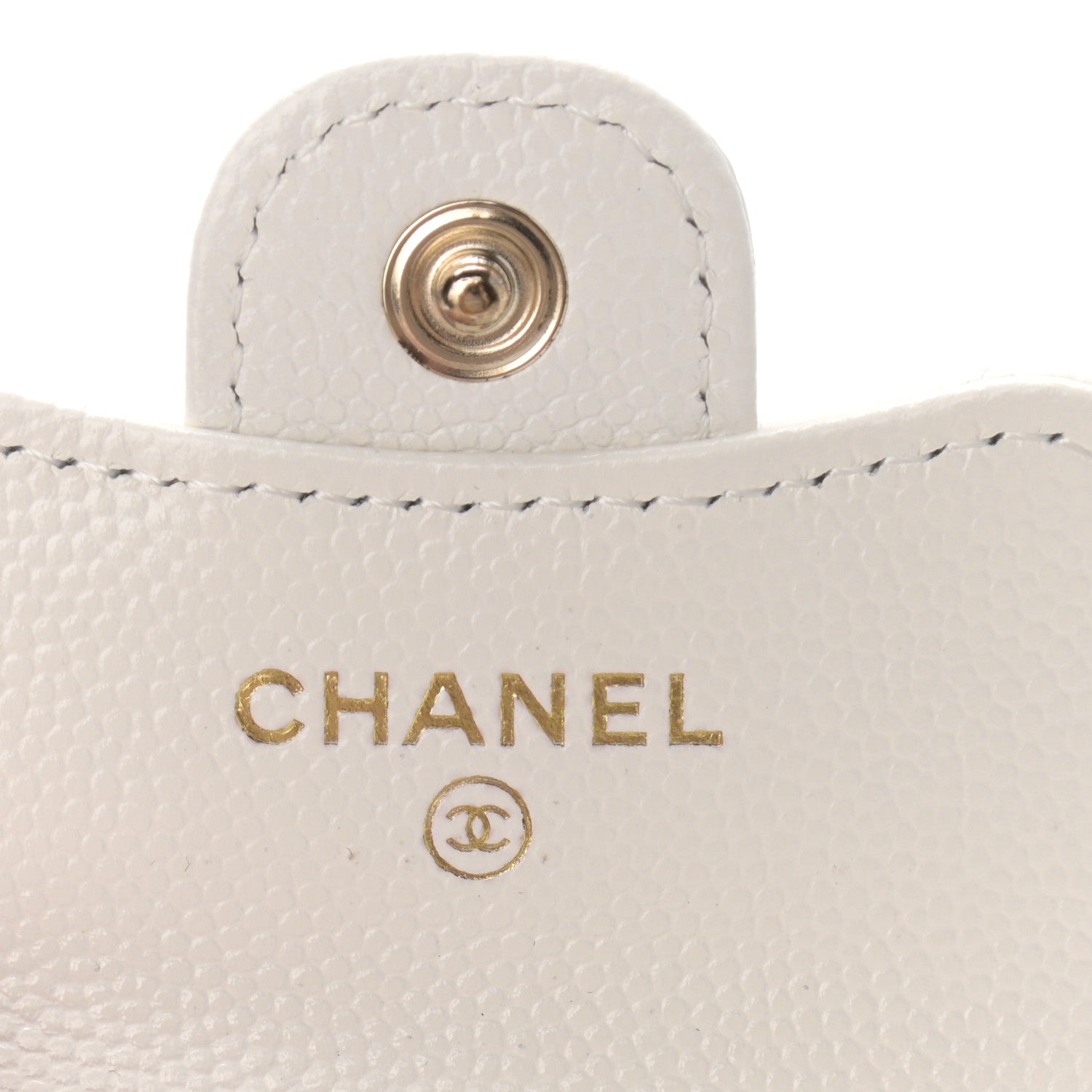 Chanel Caviar Quilted Airpods Pro Case White 5 of 8