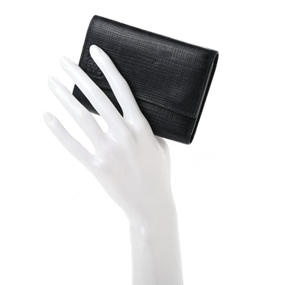 Loewe Calfskin Small Vertical Wallet Black 2 of 9