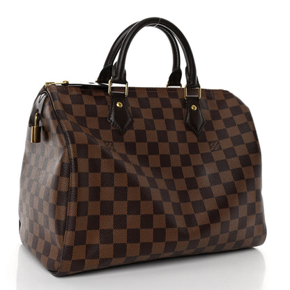 Louis Vuitton Damier Ebene Speedy 30 3 of 10