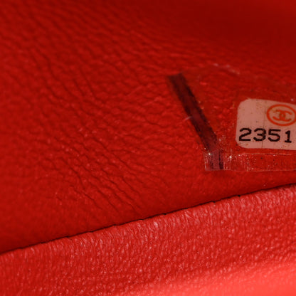 Chanel Lambskin Quilted Medium Double Flap Red 6 of 13