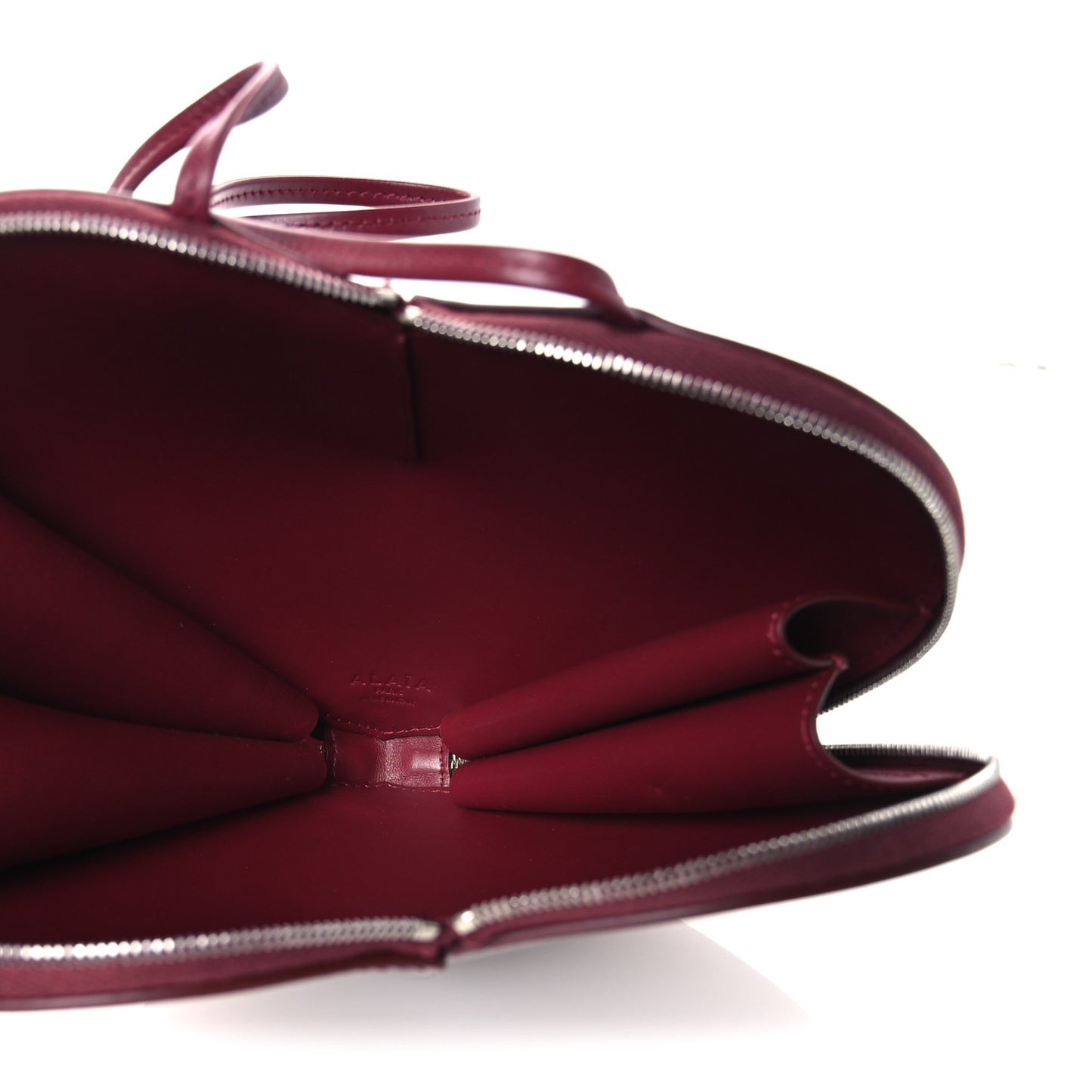 Patent Calfskin Le Coeur Bag Rouge Grenat