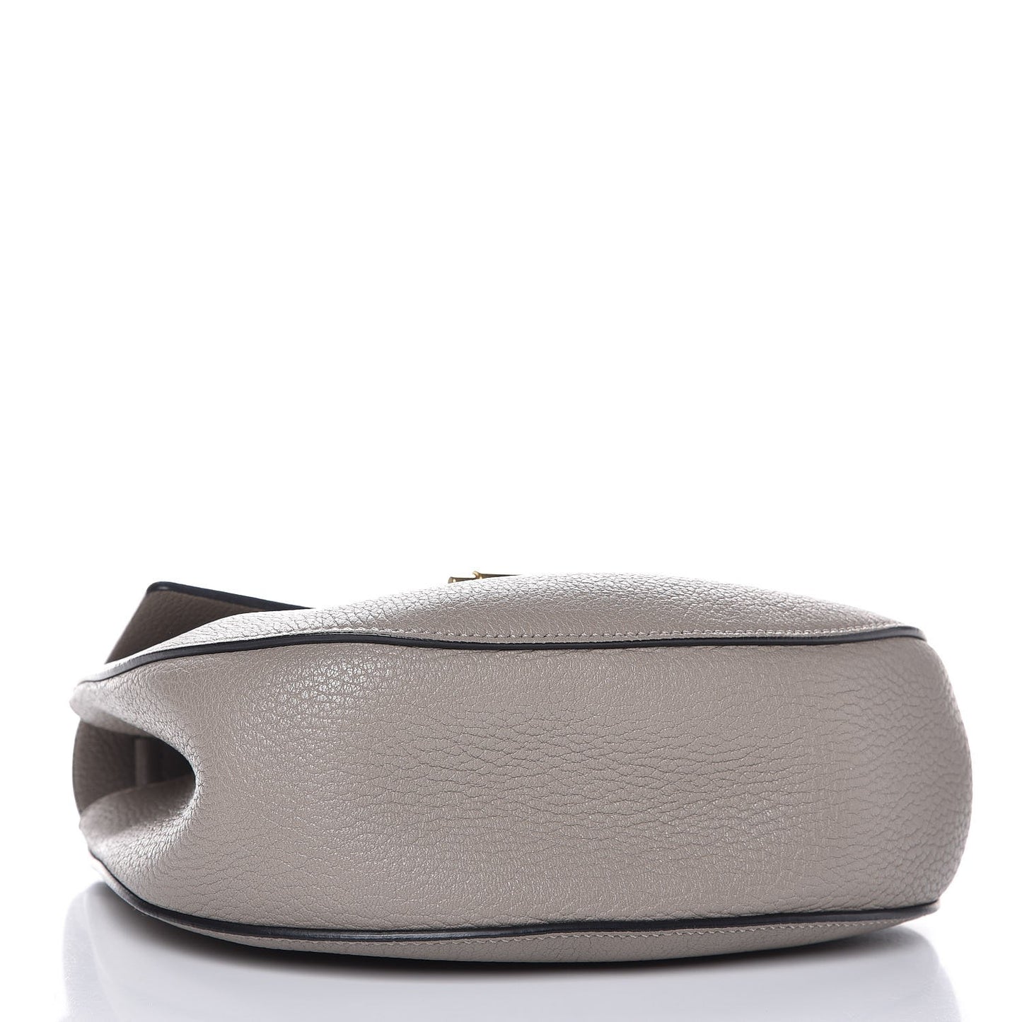 Grained Lambskin Drew Shoulder Bag Motty Grey